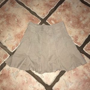 Tan tennis skirt